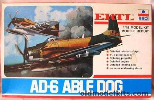 ESCI 1/48 AD-6 Able Dog - USAF 56th SOW Rescap Thailand 1972 - (A1-H), 8212 plastic model kit